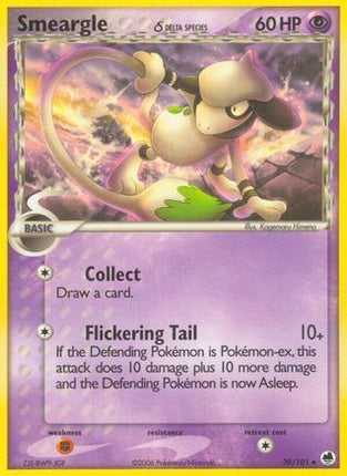 Smeargle (Delta Species) - 39/106 [Dragon Frontiers] Reverse Holofoil