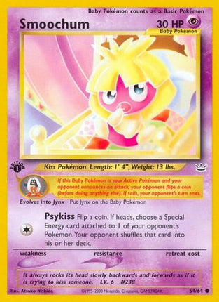 Smoochum - 54/64 [Neo Revelation] 1st Edition