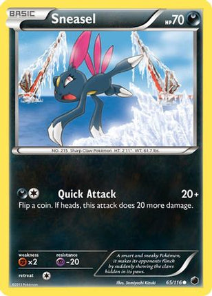 Sneasel - 65/106 [Plasma Freeze] Reverse Holofoil