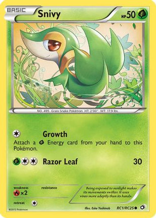 Snivy - RC1/106 [Legendary Treasures: Radiant Collection] Holofoil