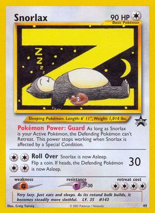 Snorlax - 49/null [WoTC Promo]