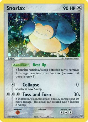 Snorlax - 15/112 [FireRed & LeafGreen] Reverse Holofoil