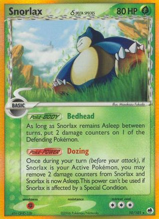 Snorlax (Delta Species) - 10/106 [Dragon Frontiers] Reverse Holofoil