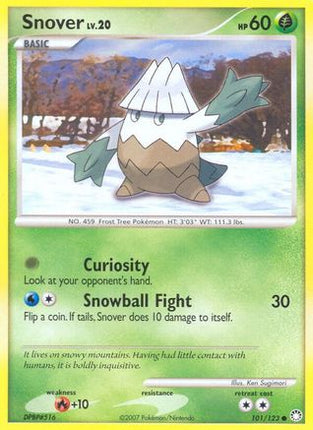 Snover - 101/123 [Mysterious Treasures] Reverse Holofoil
