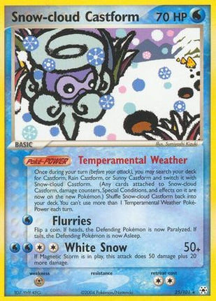 Snow-cloud Castform - 25/null [Hidden Legends]