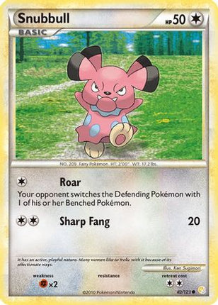 Snubbull - 82/106 [HeartGold SoulSilver] Reverse Holofoil