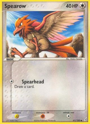 Spearow - 61/100 [Crystal Guardians] Reverse Holofoil