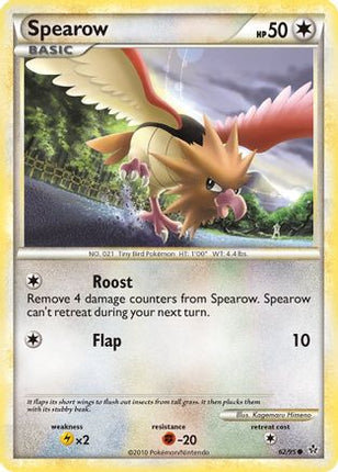 Spearow - 62/106 [Unleashed] Reverse Holofoil
