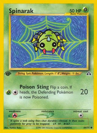 Spinarak - 64/75 [Neo Discovery] Unlimited