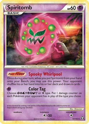 Spiritomb - 10/106 [Triumphant] Reverse Holofoil