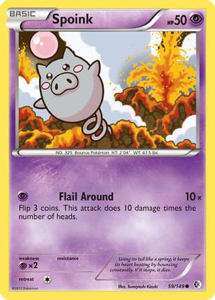 Spoink - 59/149 [Boundaries Crossed] Reverse Holofoil