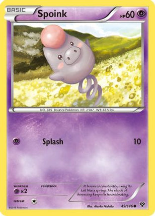 Spoink - 49/106 [XY Base Set] Reverse Holofoil