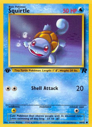Squirtle - 68/82 [Team Rocket] Unlimited