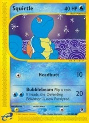 Squirtle (132) - 132/165 [Expedition] Reverse Holofoil