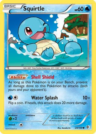 Squirtle - 29/149 [Boundaries Crossed] Reverse Holofoil