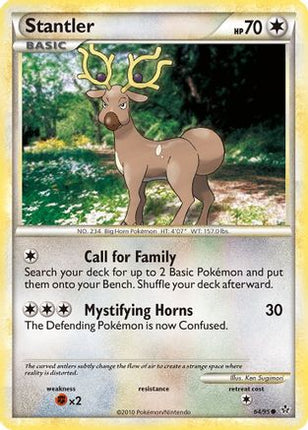 Stantler - 64/106 [Unleashed] Reverse Holofoil
