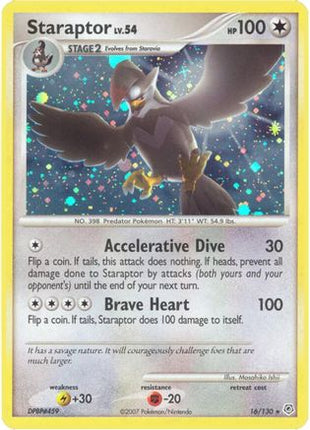 Staraptor - 16/130 [Diamond and Pearl] Reverse Holofoil