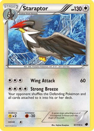 Staraptor - 97/106 [Plasma Freeze] Reverse Holofoil