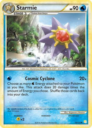 Starmie - 53/106 [HeartGold SoulSilver] Reverse Holofoil