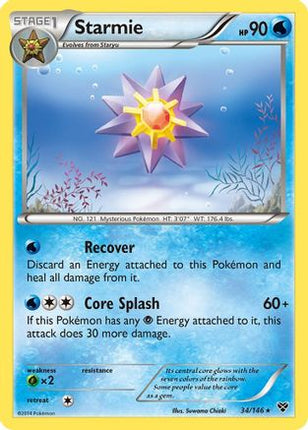 Starmie - 34/106 [XY Base Set] Reverse Holofoil