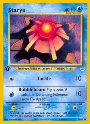 Staryu - 56/64 [Neo Revelation] 1st Edition