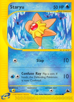 Staryu (104) - 104/144 [Skyridge] Reverse Holofoil