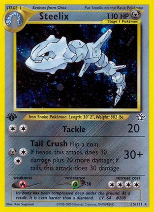 Steelix - 15/111 [Neo Genesis] 1st Edition Holofoil
