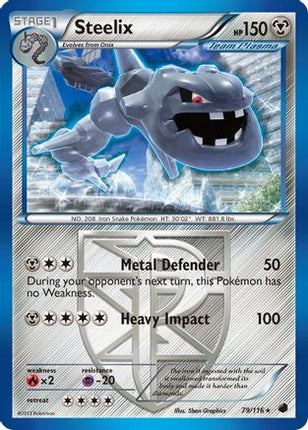 Steelix (Team Plasma) - 79/106 [Plasma Freeze] Reverse Holofoil