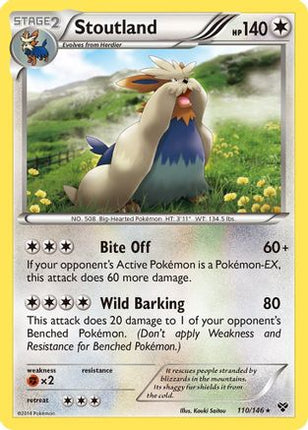 Stoutland - 110/106 [XY Base Set] Reverse Holofoil