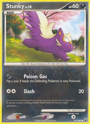 Stunky - 76/106 [Majestic Dawn] Reverse Holofoil