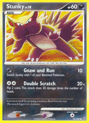 Stunky - 76/106 [Stormfront] Reverse Holofoil