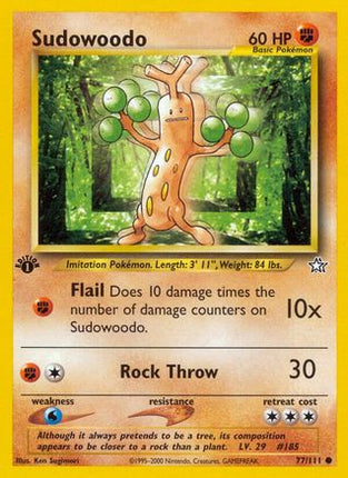 Sudowoodo - 77/111 [Neo Genesis] Unlimited