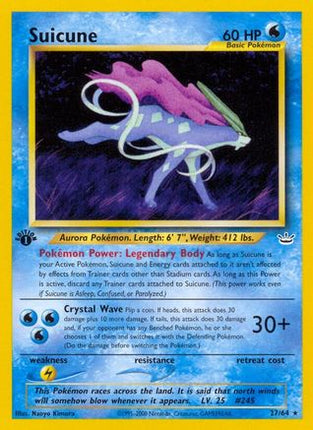 Suicune (27) - 27/64 [Neo Revelation] 1st Edition
