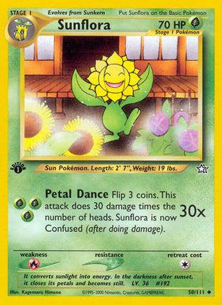 Sunflora - 50/111 [Neo Genesis] 1st Edition
