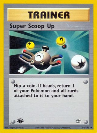 Super Scoop Up - 98/111 [Neo Genesis] 1st Edition