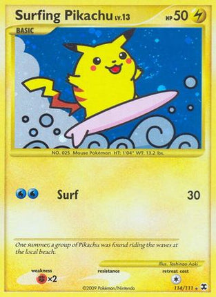Surfing Pikachu - 114/106 [Rising Rivals] Holofoil