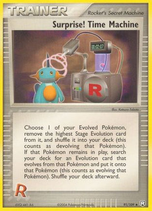 Surprise! Time Machine - 91/109 [Team Rocket Returns] Reverse Holofoil