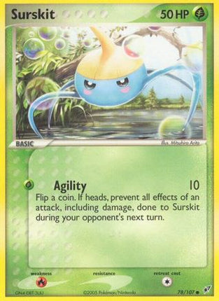 Surskit - 78/107 [Deoxys] Reverse Holofoil
