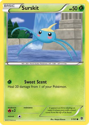 Surskit - 1/106 [Plasma Blast] Reverse Holofoil