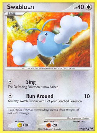 Swablu - 97/106 [Platinum] Reverse Holofoil