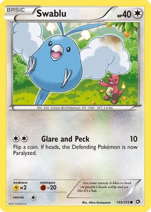 Swablu - 103/106 [Legendary Treasures] Reverse Holofoil