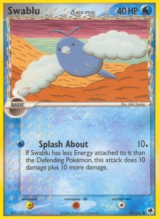 Swablu (Delta Species) - 65/106 [Dragon Frontiers] Reverse Holofoil
