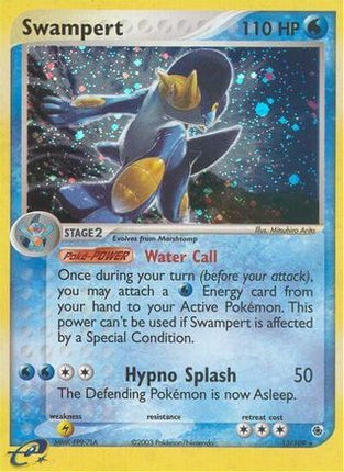 Swampert - 13/109 [Ruby and Sapphire] Holofoil