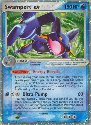Swampert ex - 98/100 [Crystal Guardians] Holofoil