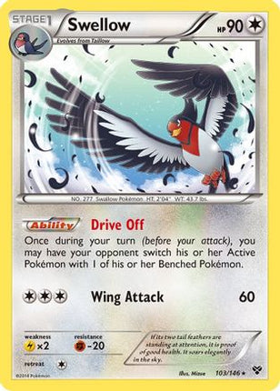 Swellow - 103/106 [XY Base Set] Reverse Holofoil