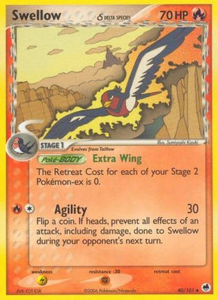 Swellow (Delta Species) - 40/106 [Dragon Frontiers]