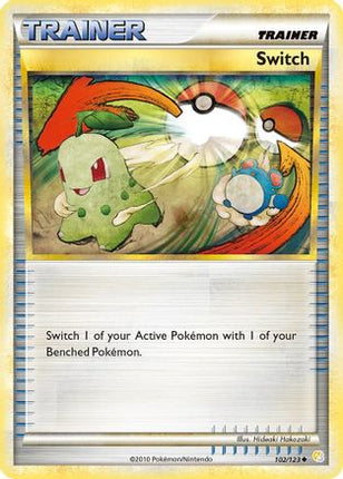 Switch - 102/106 [HeartGold SoulSilver] Reverse Holofoil