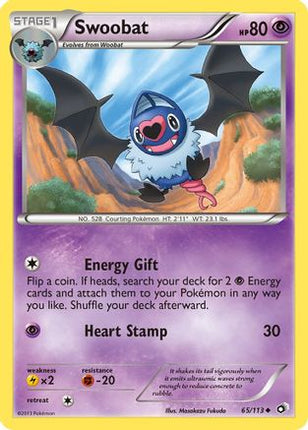 Swoobat - 65/106 [Legendary Treasures] Reverse Holofoil