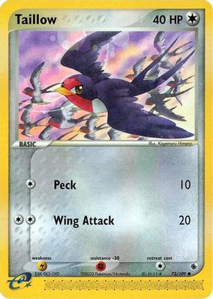 Taillow - 72/109 [Ruby and Sapphire] Reverse Holofoil