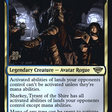 Sharkey, Tyrant of the Shire [Tales of Middle-earth Promos] Prerelease Foil